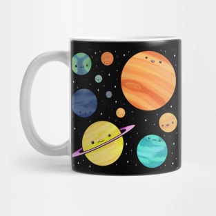 Cute solar system planets Mug